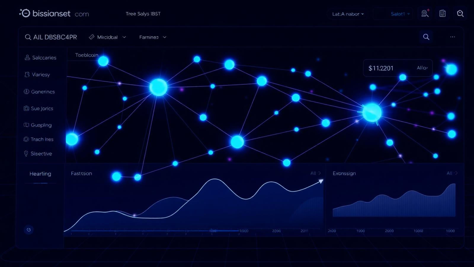 AI fund tracing visualization
